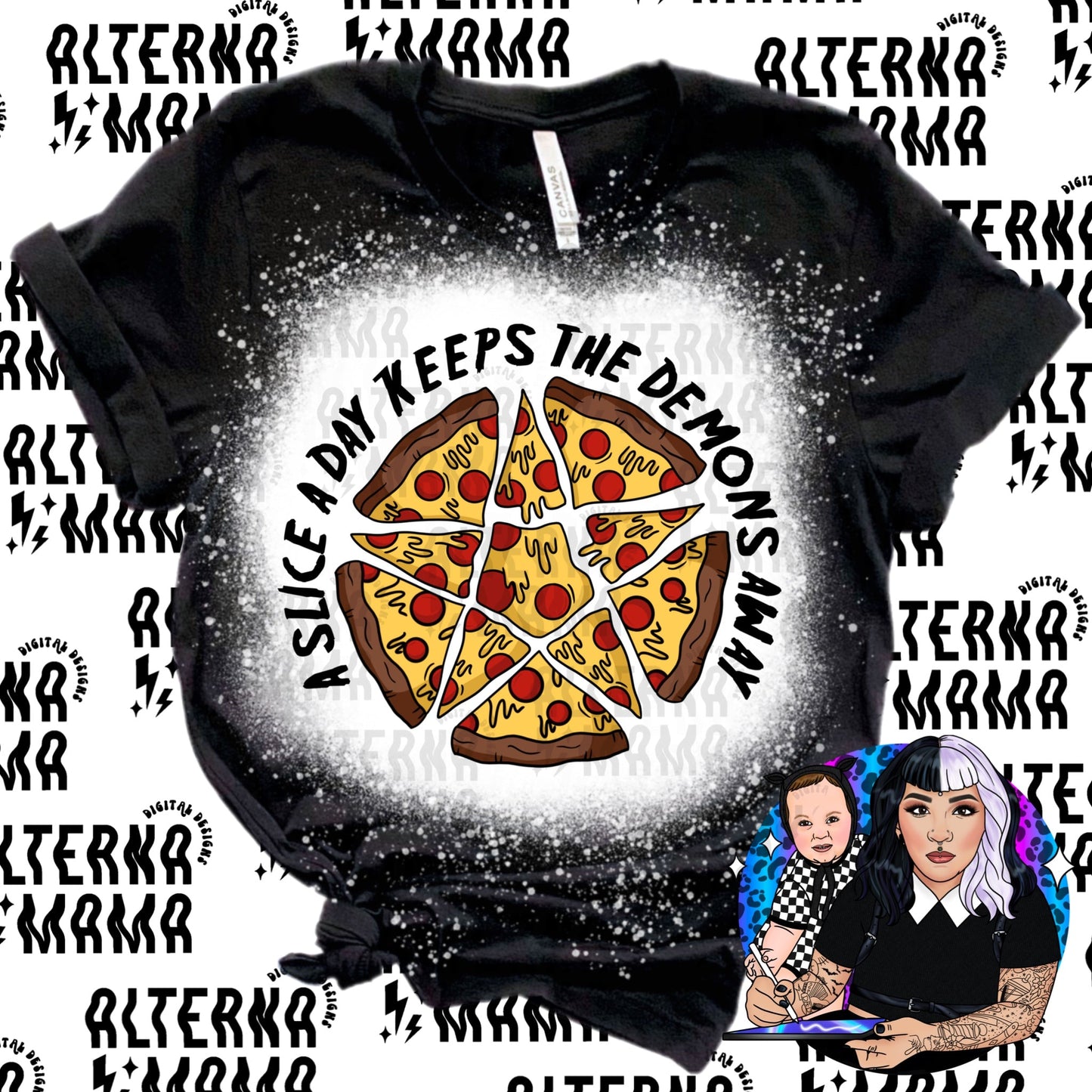 Pentagram Pizza PNG